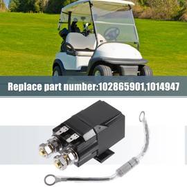 X AUTOHAUX 1 Set Golf Cart Solenoid Assembly 48V for Club Car New Model for Club Car Precedent 2018-Up Golf Cart Replace 102865901 1014947