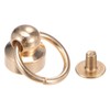 sourcing map 6pcs O Ring Brass Round Head Rivets Studs