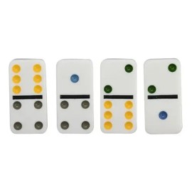 Juego De Dominó De Colores Doble 6 Nuevo Familia Casa Ecom                                                                                            