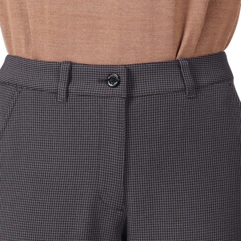 Munsing Wear MG4FLP80L Women's Golf Pants, 9/4 Length, Houndstooth Pattern,