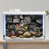AWERT 48x24 inches Stone Aquarium Background Grey Rock Fish Tank