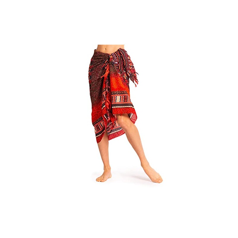 PANASIAM Sarong Maoi 05, 165 x 113 cm, red tones,