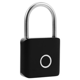 TOVINANNA Zinc Alloy Fingerprint Lock for Luggage Weatherproof Padlock for Cabinets and Quick Access Biometric Security for Travel Office and Outdoor Use