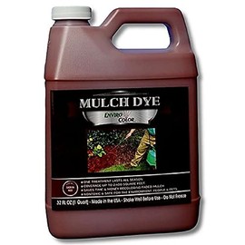 EnviroColor Red Mulch Dye | 32 oz Treats 2400 Ft², Mulch Dye Red, Red Mulch for Landscaping, Red Mulch for Garden Beds, Wood Mulch Dye, Permanent Mulch Paint
