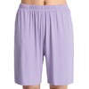 Latuza Women's Soft Sleep Pajama Shorts L Purple A