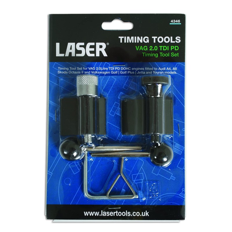Laser 4346 Timing Tool Set - for VAG 2.0L TDi