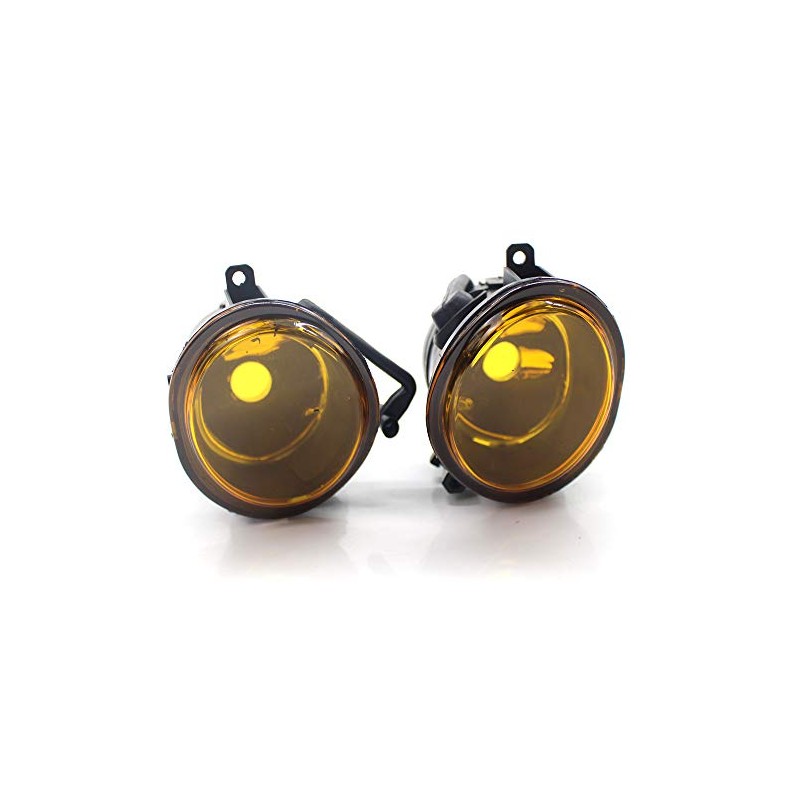 Jikeyuch 1 Pair Left Right Front Bumper Fog Lights Lamp