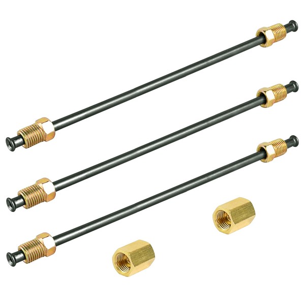 MuHize 3/16 Brake Line Tubing, 10" PVF-coated 3/16 Brake Lines