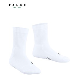 FALKE Unisex Children's Dynamic So K So Cotton Patterned Socks, White 2000, 35 - 38