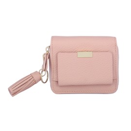 Ladies medium wallet with multiple card slots, lightpink