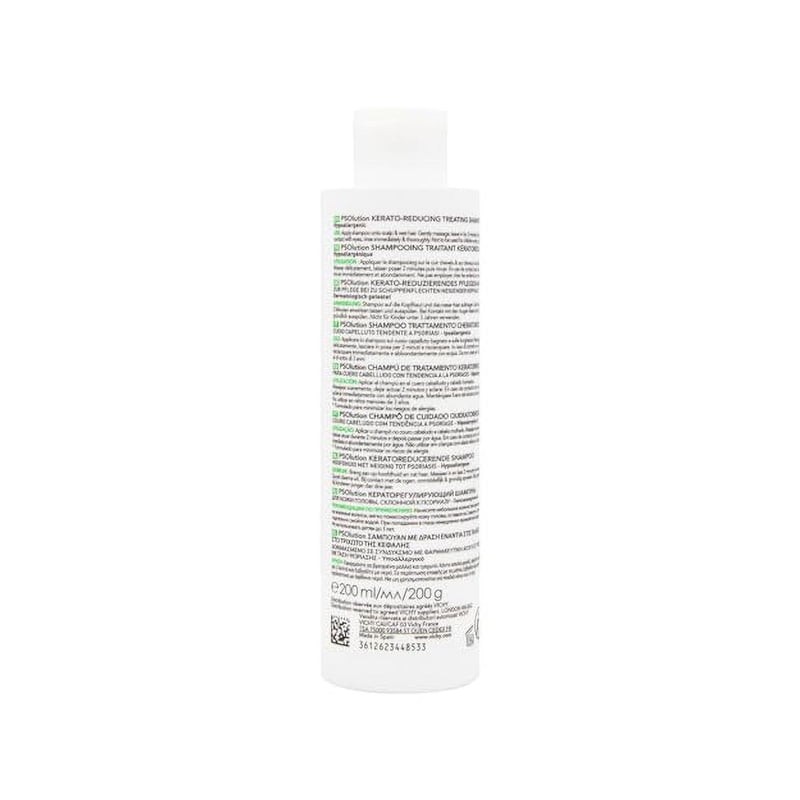 Shampoo Vichy Dercos Psolution Tratamiento Kera Reconstructor para Piel Cabelluda