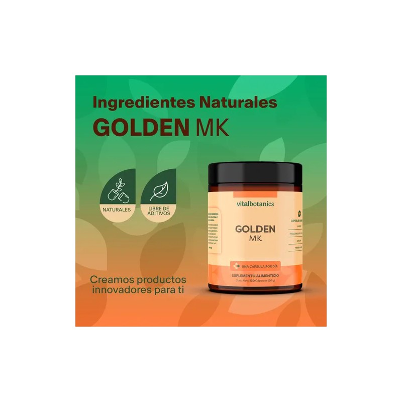 Golden Milk Suplemento Leche Dorada 120 Caps Vitalbotanics