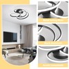 CANEOE Modern Led Ceiling Light, 42W Dimmable Close to Ceiling