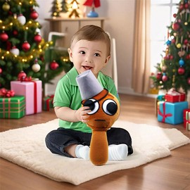 Sprunki Plush Toy,9.8"Funny Sprunki Plushies For Games Fans,Super Soft Collectible Stuffed Toy,Christmas Birthday Gifts For Boys Girls And Fans Aged4 5 6 7 8 9 10+Years Old Stocking Stuffers. (Brown)