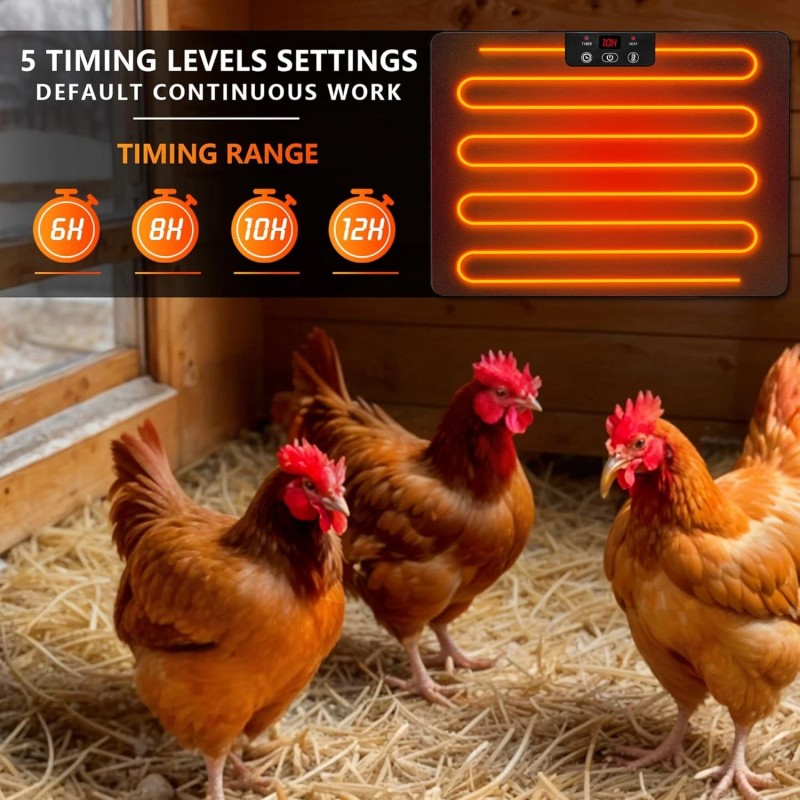 Smart Chicken Coop Heater 200 Watts Chick Heater Chicken Coop