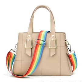 LEMEDE Wide Purse Strap Replacement Crossbody Canvas Shoulder Bag, Universal Adjustable Straps for Bags(59”long)