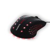 Mouse MM0 Mars Gaming (Sensor óptico, 2800 DPI, iluminación roja)