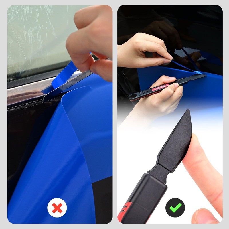 NEWISHTOOL Micro Squeegee Vinyl Wrap Tool, 6 in 1 Pro