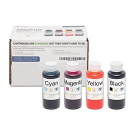Hyrax Trading Premium Combo Ink Refill Kit for HP 60, 60XL, 61, 61XL, 62, 62XL, 63, 63XL, 64, 64XL, 65, 65XL, 67, 67XL Cartridges 85mL 2.87oz