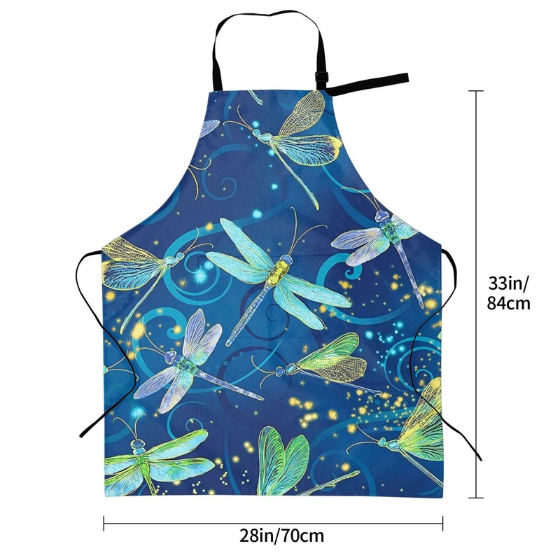 Aprons for Women and Men, Kitchen Chef Apron with 2