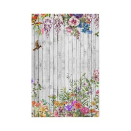 Colorful Flowers 1 Gang Light Switch Cover Retro Bird No Device Wall Plate Decorative Blank for Home Bedroom Decorative Accessories 5" X 3"