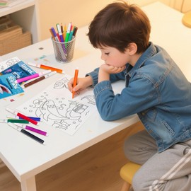 LaVenty Ocean Drawing Books Underwater World Party Bags Children's Birthday Party Favours Pen Notepad Party Bags Sea Animals Gift Children's Birthday Pinata Filling Boys