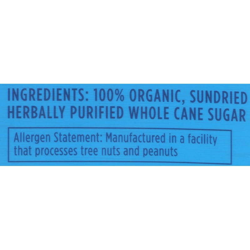HEAVENLY ORGANICS Organic Whole Cane Sugar, 20 OZ