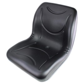 E-VG12160 Black Gator Seat w/Drain Hole (M-Gator, E, Turf, TX 4X2, TH Turf, XUV550, 4X4 HPX, 4X2 Trail, 6X4 Trail ++)