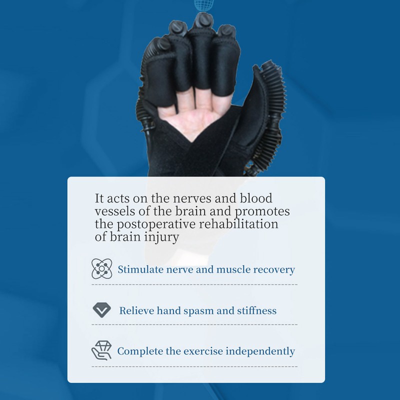 Hand Wrist Exerciser Glove Soft Resin Fibre Finger Training Orthotics