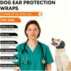 JOLNNKHF Dog Ear Muffs, Waterproof Calming Hoodie, Anti-Anxiety Ear Covers