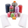 New brothread 100pcs Thread Net Spool Saver for Different Sizes