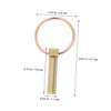 CHILDWEET 8pcs Heavy Duty Safety Lynch Pins for Secure Connection