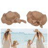 2Pcs Ladies Sun Hat UV Sun Protection Breathable Wide Brim