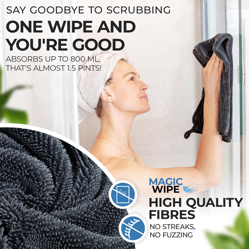 MAGIC WIPE® Bathroom Drying Cloth XXL - Multicolor 3 Pack