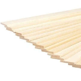 Bass Wood 1/8 X 1 x 24in (10) BWS3261 - Quantity is Listed in Parenthesis in Title
