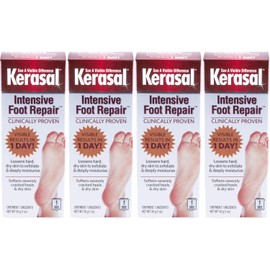 Kerasal Intensive Foot Repair Ointment, 30 Grams (1 Ounce) - Pack of 4)