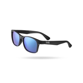 TYR Springdale HTS Sunglasses Polarized Oval, Blue/Black, One Size
