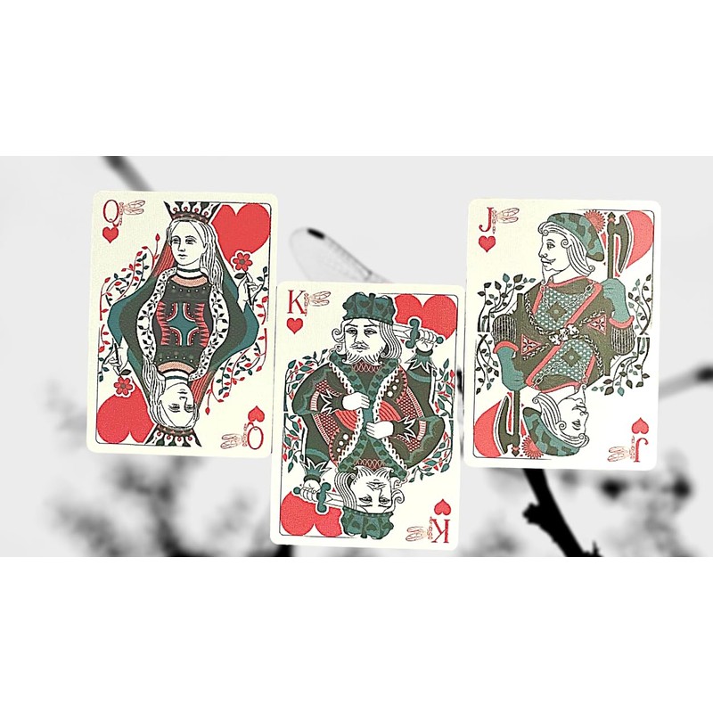 Dragonfly Playing Cards – Teal & Lavender Deck