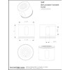 Westbrass SHF Replacement Filter Cartridge Arm and/or Fixed Shower Head,