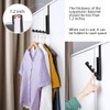 Qanye Foldable Coat Hooks, Foldable Door Coat Hook, Folding Coat