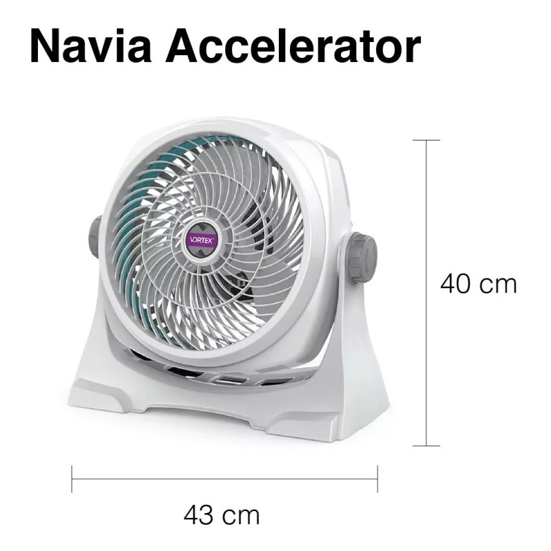 Navia Ventilador de pared y de piso Navia AFV-1212 blanco