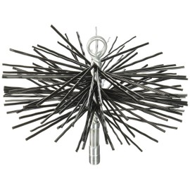 MEECO'S RED Devil 33190 8-Inch Round Poly Chimney Brush