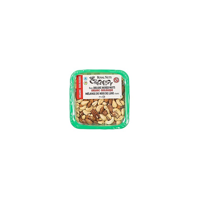 ROYAL NUTS Organic Deluxe Mixed Raw, 200 Grams