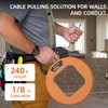 islewire 240 ft Electrical Fish Tape, 1/8-Inch Steel Wire Puller