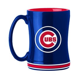 Logo Brands 506-C14RM: Chicago Cubs 14oz Relief Mug