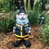 Nowaday Gnomes - "Fireman The Hero Garden Gnome Firefighter Holding