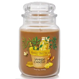 Yankee Candle Into The Garden - Honey Bee Tea (Iced Tea * Honey) Large Classic Jar Candle