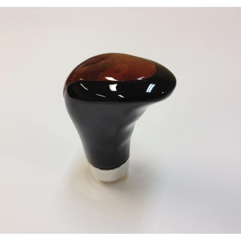 YSA WOOD GRAIN AND BLACK GEAR SHIFT LEVER KNOB SK-333
