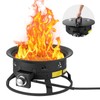VEVOR Portable Propane Fire Pit, 19-Inch Diameter Outdoor Gas Fire
