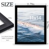 Fisnish 11x14 Picture Frame, for Tabletop Display, Horizontal or Vertical